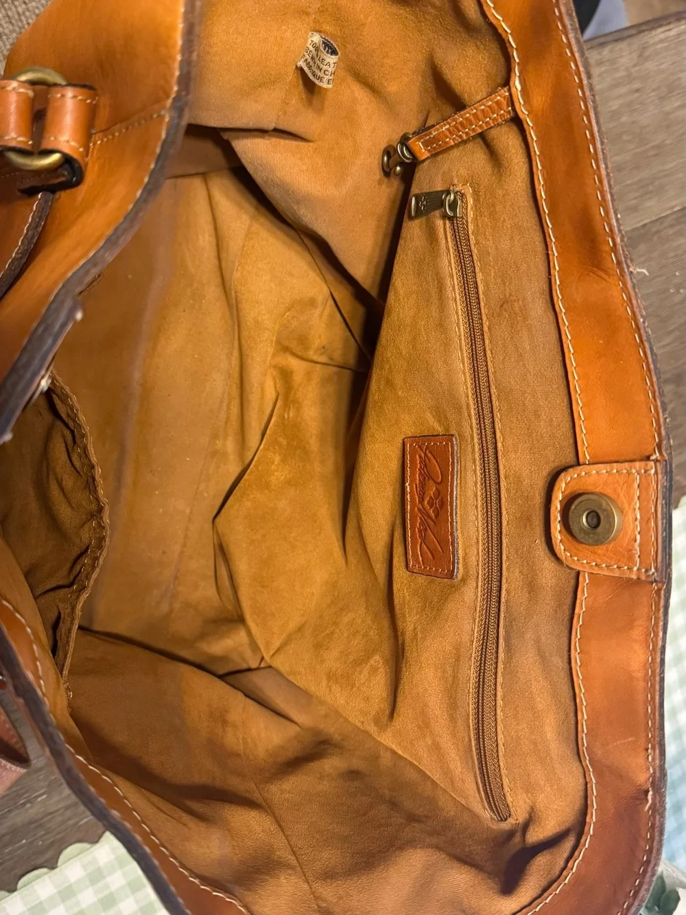 Patricia Nash Full Grain Leather Tote